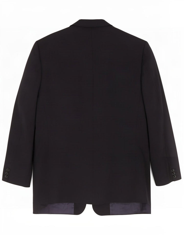 Hugo Boss Chaqueta tipo blazer de 2 botones para hombre EU 46 Small Lana azul marino
