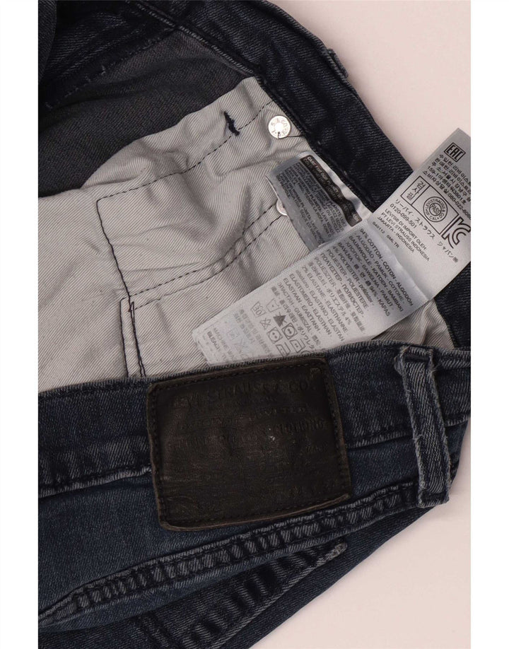Levi's Hombre 512 Slim Jeans W34 L34 Algodón Azul