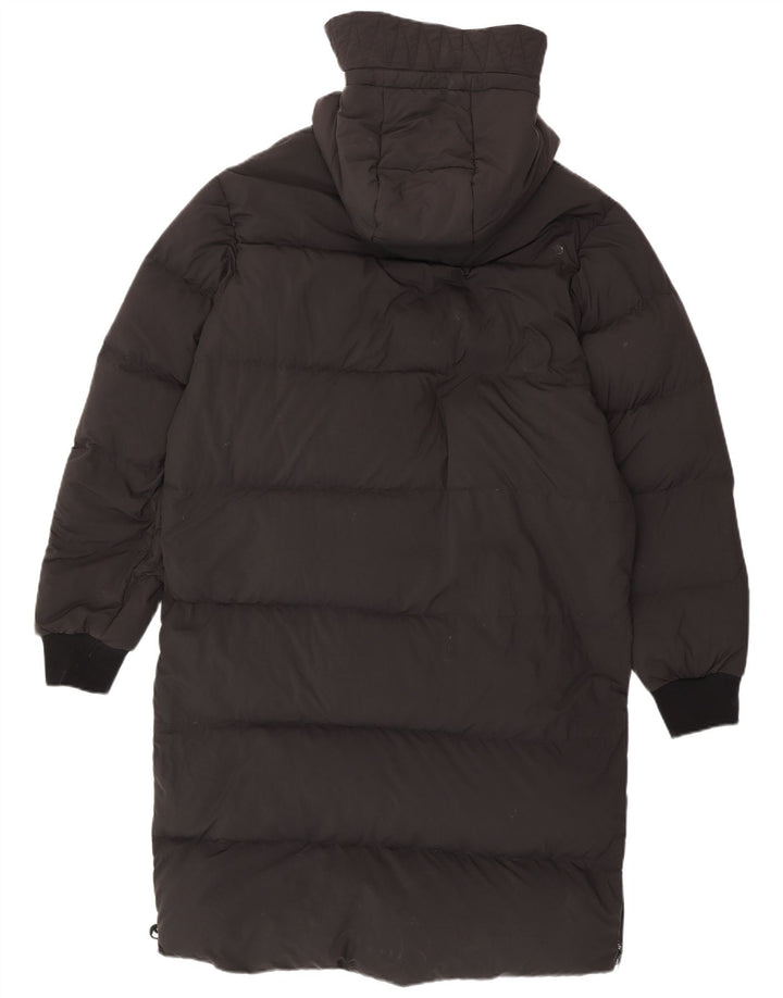 Adidas Abrigo acolchado con capucha para hombre UK 38 Poliamida gris medio