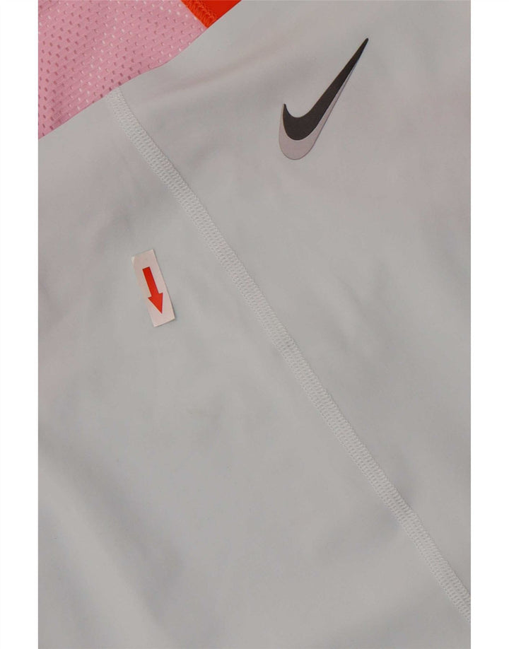 Nike - Camiseta sin mangas Dri Fit Slim para mujer, talla 40, color azul medio