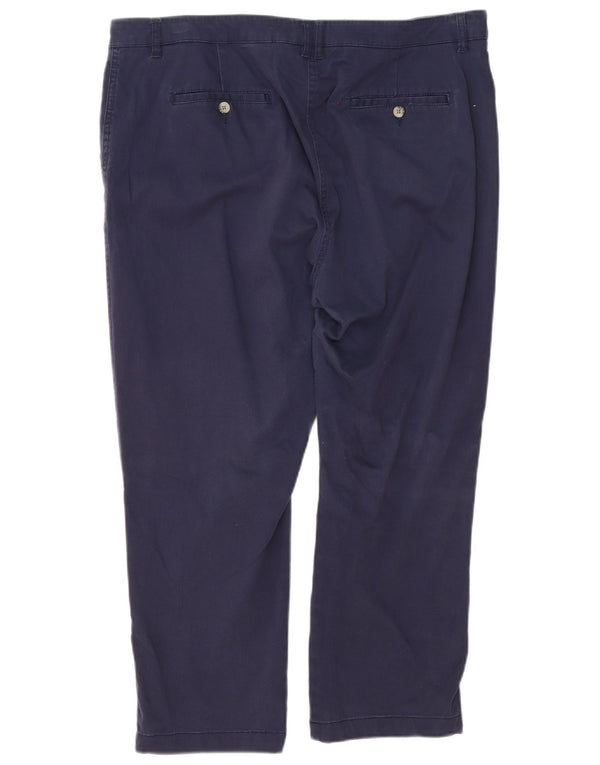 Joules Pantalón chino recto para mujer UK 18 XL W38 L25 Azul marino Algodón