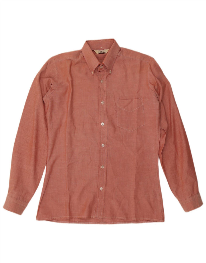 Camisa Ben Sherman para hombre talla 38 15 mediana roja