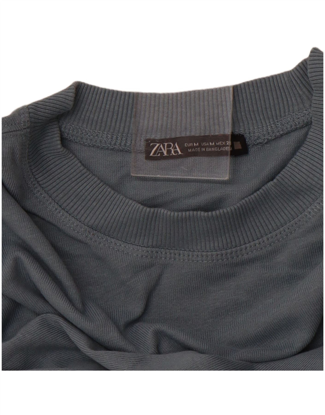 ZARA Mujer Sudadera Jumper UK 44 Gris Medio
