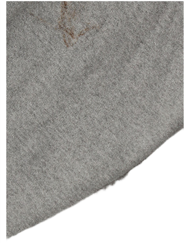 Vans Hombre Sudadera con capucha gráfica Jersey pequeño de algodón moteado gris