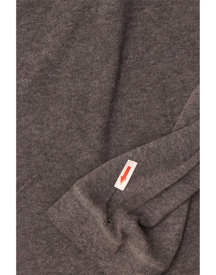 Zara Hombre Polo Manga Larga 2XL Gris