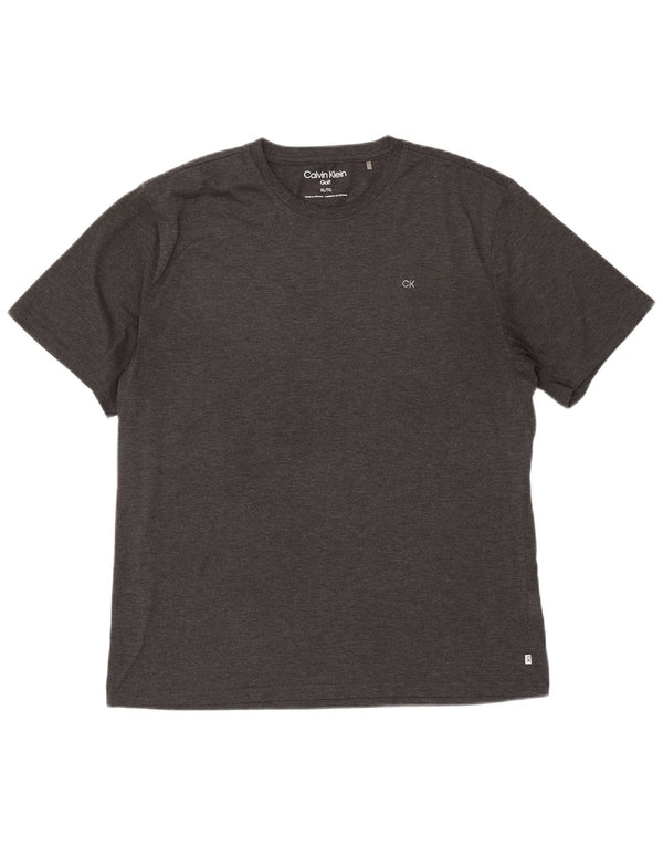 Calvin Klein Camiseta Hombre Top XL Poliéster Gris