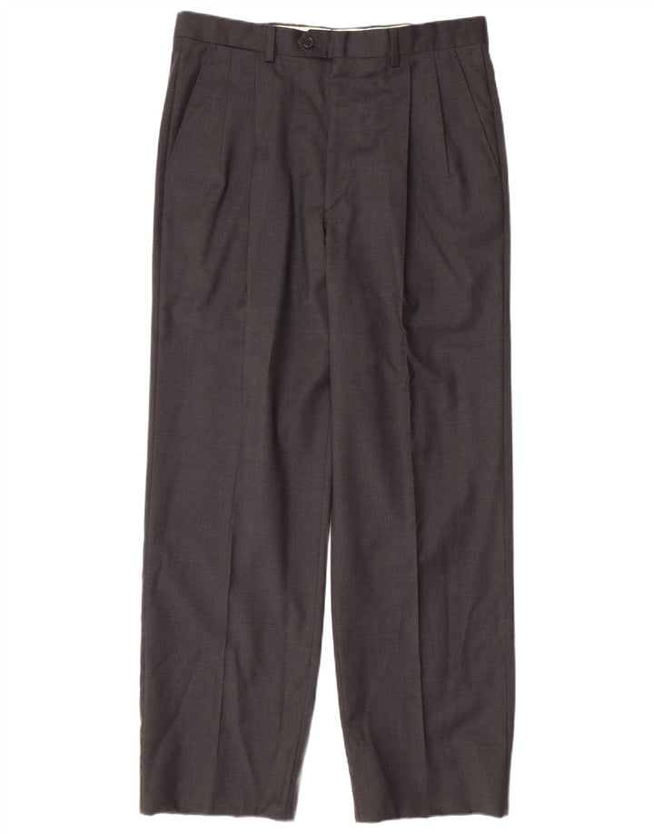 VALENTINO Traje de 2 piezas con doble botonadura para hombre IT 50 Large W34 L30 Gris