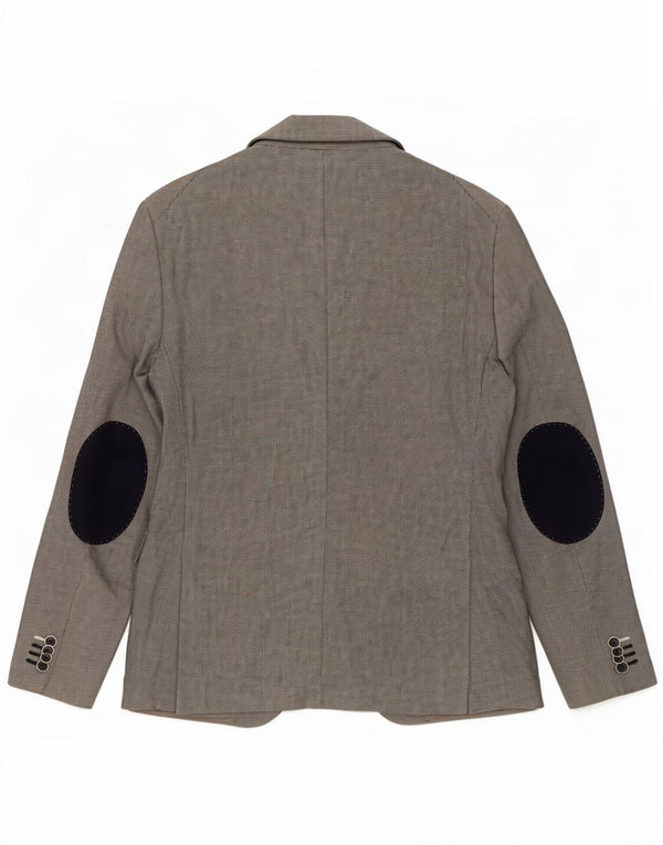Zara Chaqueta tipo blazer de 2 botones para hombre EU 52 Gris grande