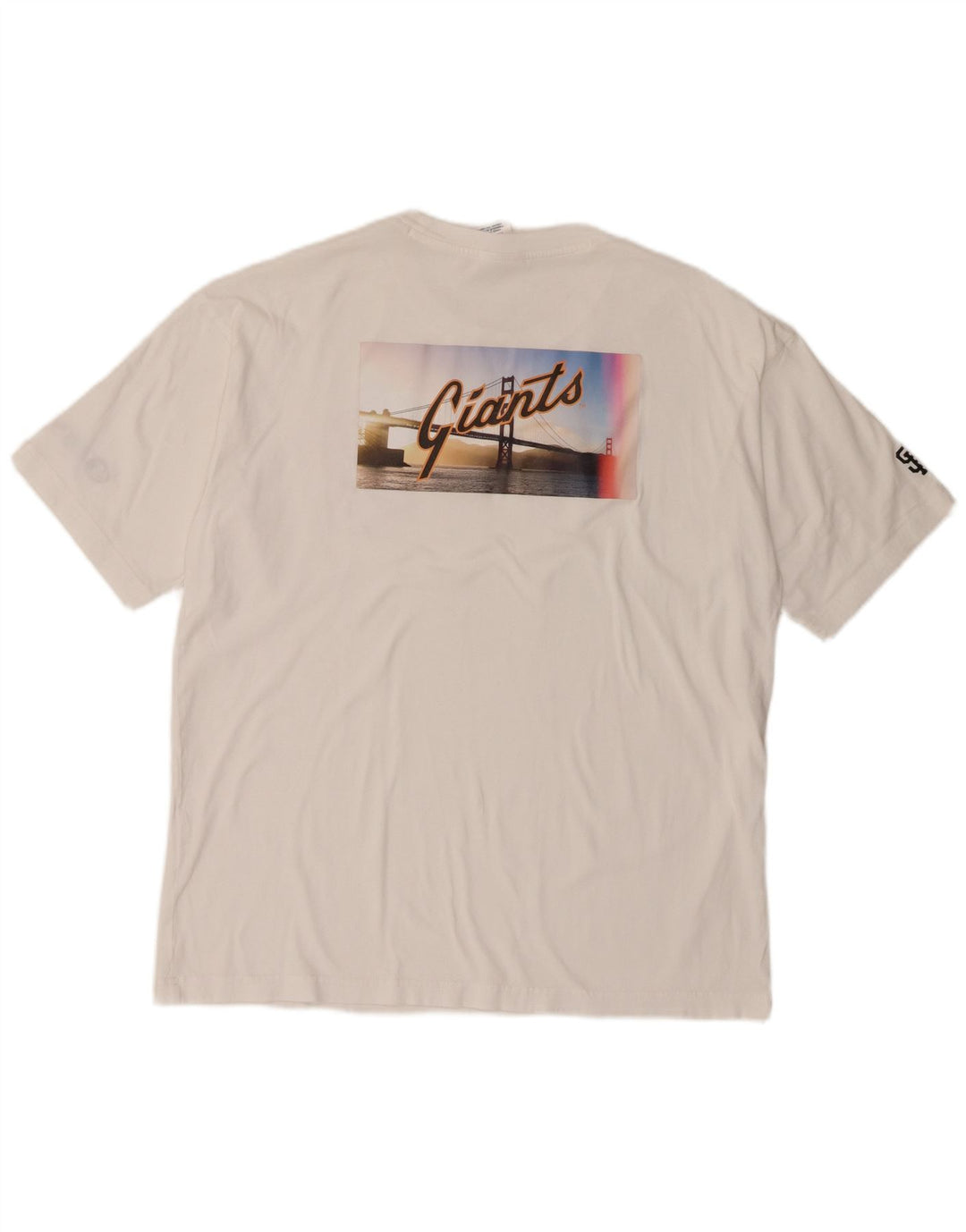 Champion San Francisco Graphic Camiseta para hombre, talla pequeña, color blanco