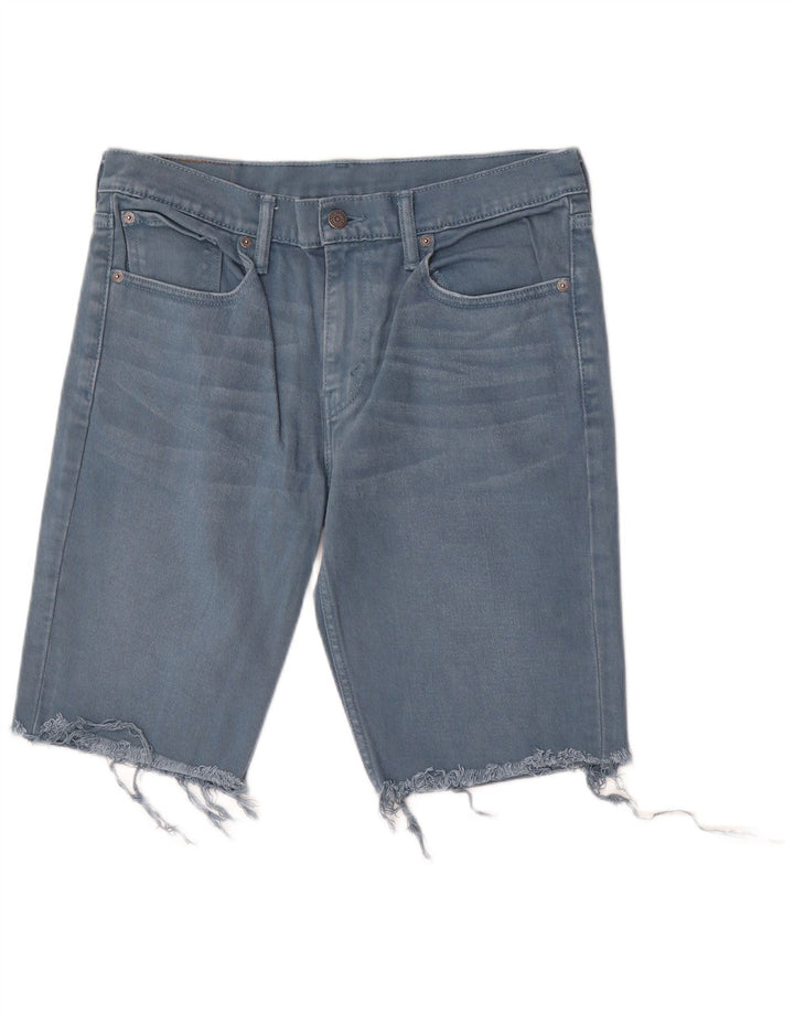 Levi's Mens 511 Shorts De Mezclilla W33 Algodón Azul Medio