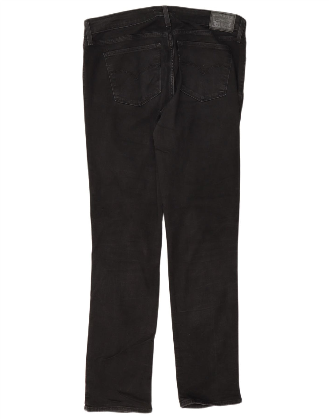 Levi's Mujer 712 Slim Jeans W32 L32 Algodón Negro