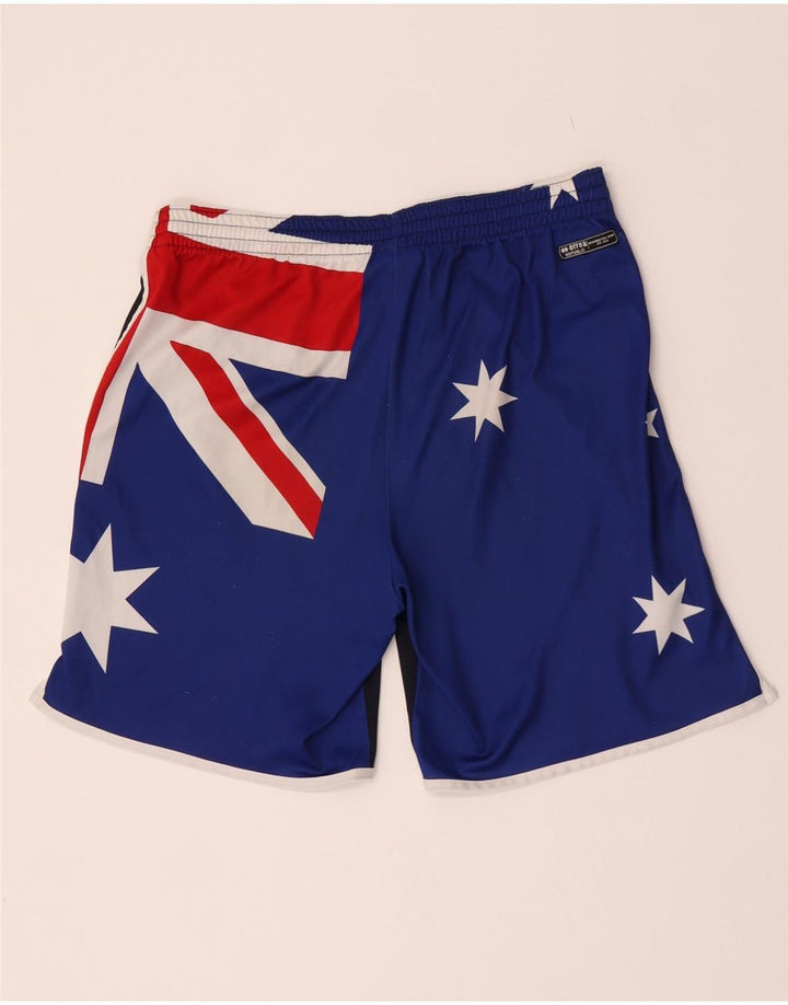 Errea Mens Graphic Sport Shorts Medium Azul Marino Colorblock Poliéster