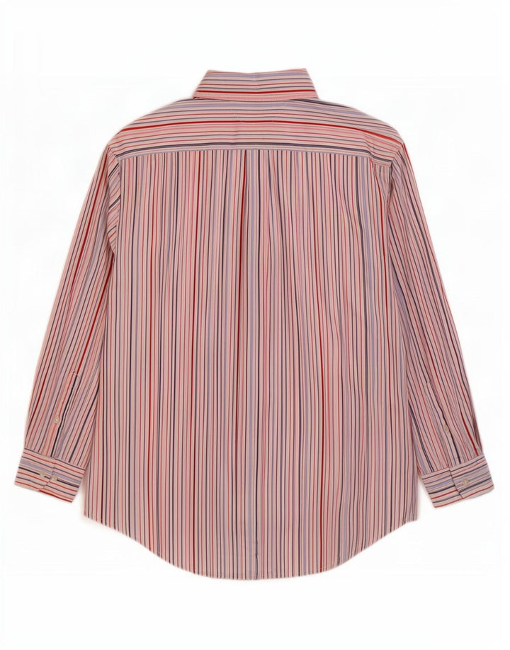 Camisa Tommy Hilfiger Hombre Mediana Algodón Rayas Multicolor Años 80