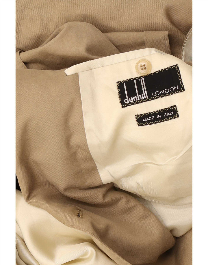 DUNHILL Chaqueta tipo blazer con doble botonadura para hombre UK 38 Medium Beige