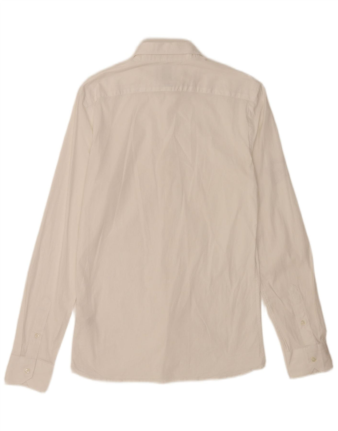 Zara Mujer Camisa UK 10 Small Algodón Blanco