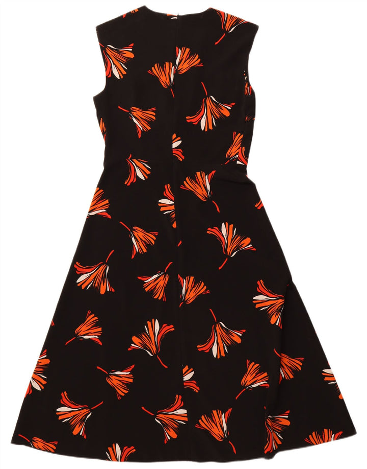PRINCIPLES Womens Sleeveless Maxi Dress UK 12 Medium Black Floral