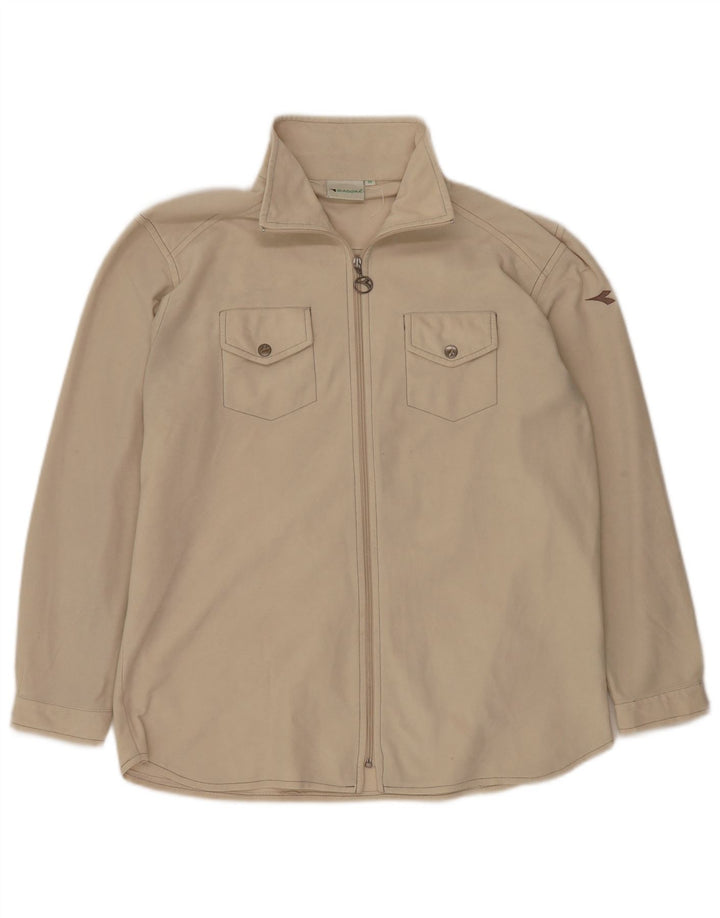 DIADORA Chaqueta Deportiva Hombre Poliéster Beige Medio