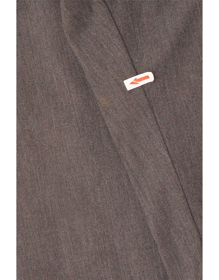 Pantalón Casual Hombre Trussardi Recto W35 L32 Poliéster Gris
