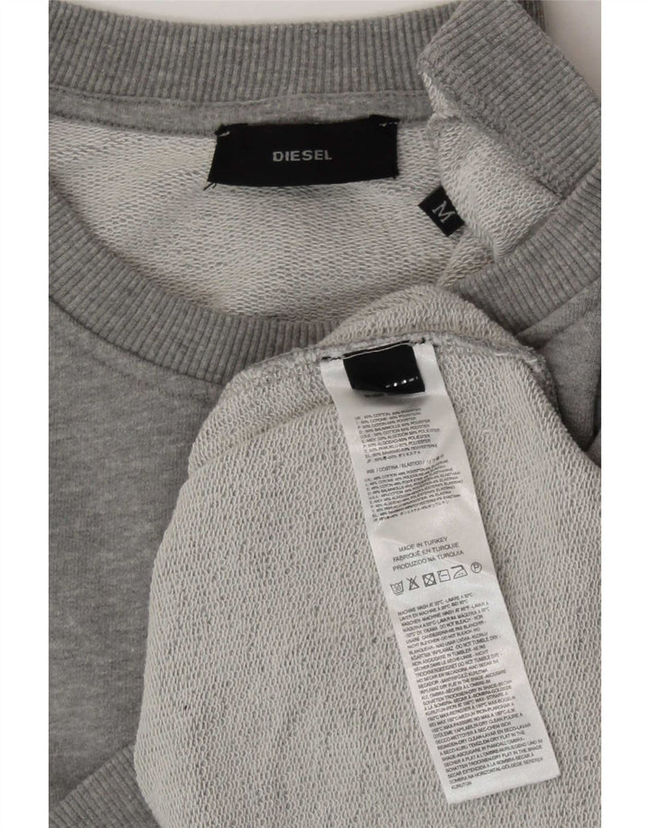 Diesel Chaqueta de chándal extragrande para mujer UK 44 Algodón gris medio