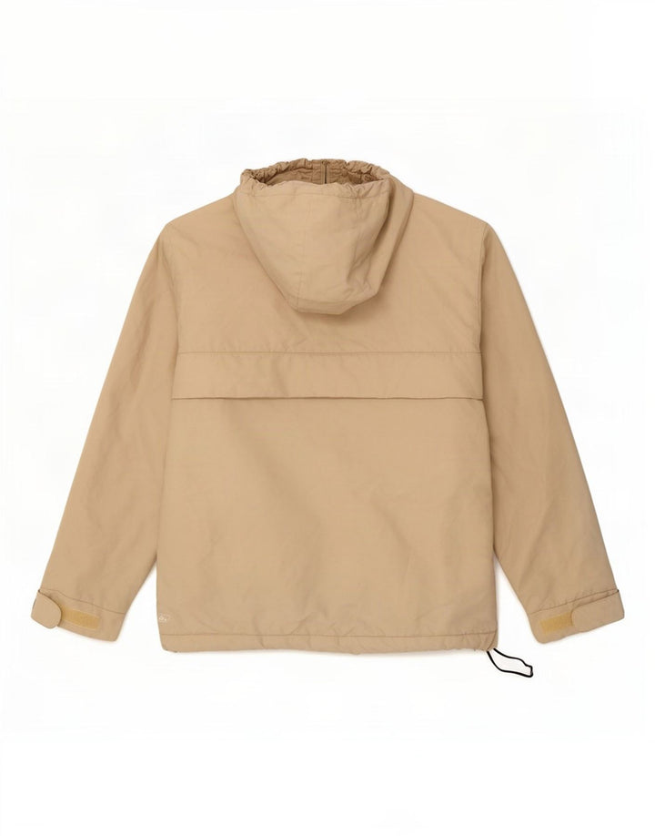 Ellesse Chaqueta Anorak extragrande con capucha para mujer UK 10 Small Beige Poliéster