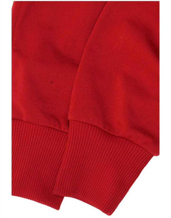 Adidas - Chaqueta de chándal gráfica para mujer, talla 36, poliéster rojo pequeño