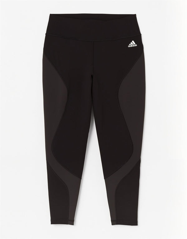Mallas Adidas Aeroready para mujer ES 20/22 XL Negro Colorblock Deportes