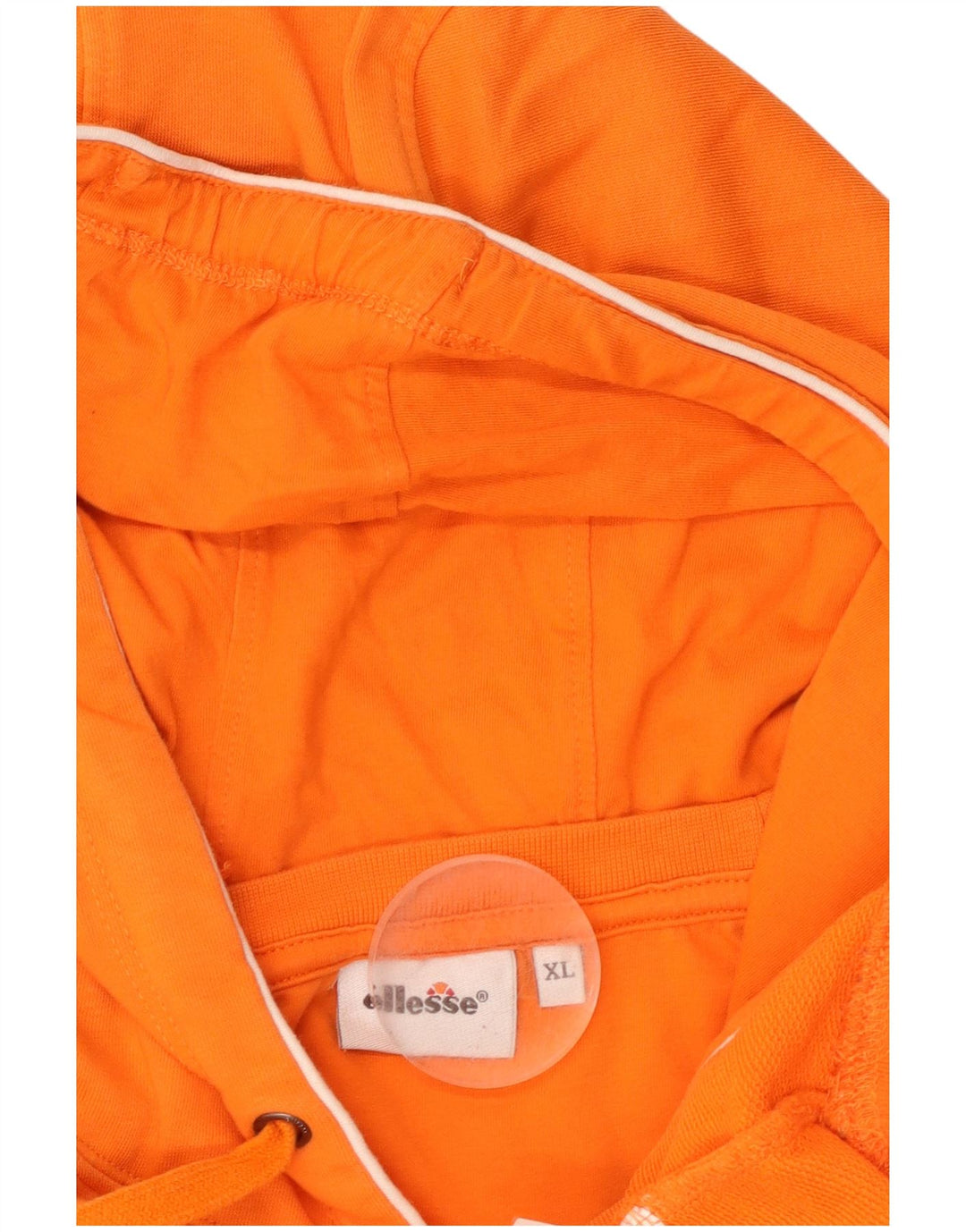 ELLESSE Sudadera con capucha gráfica para hombre XL Naranja Algodón