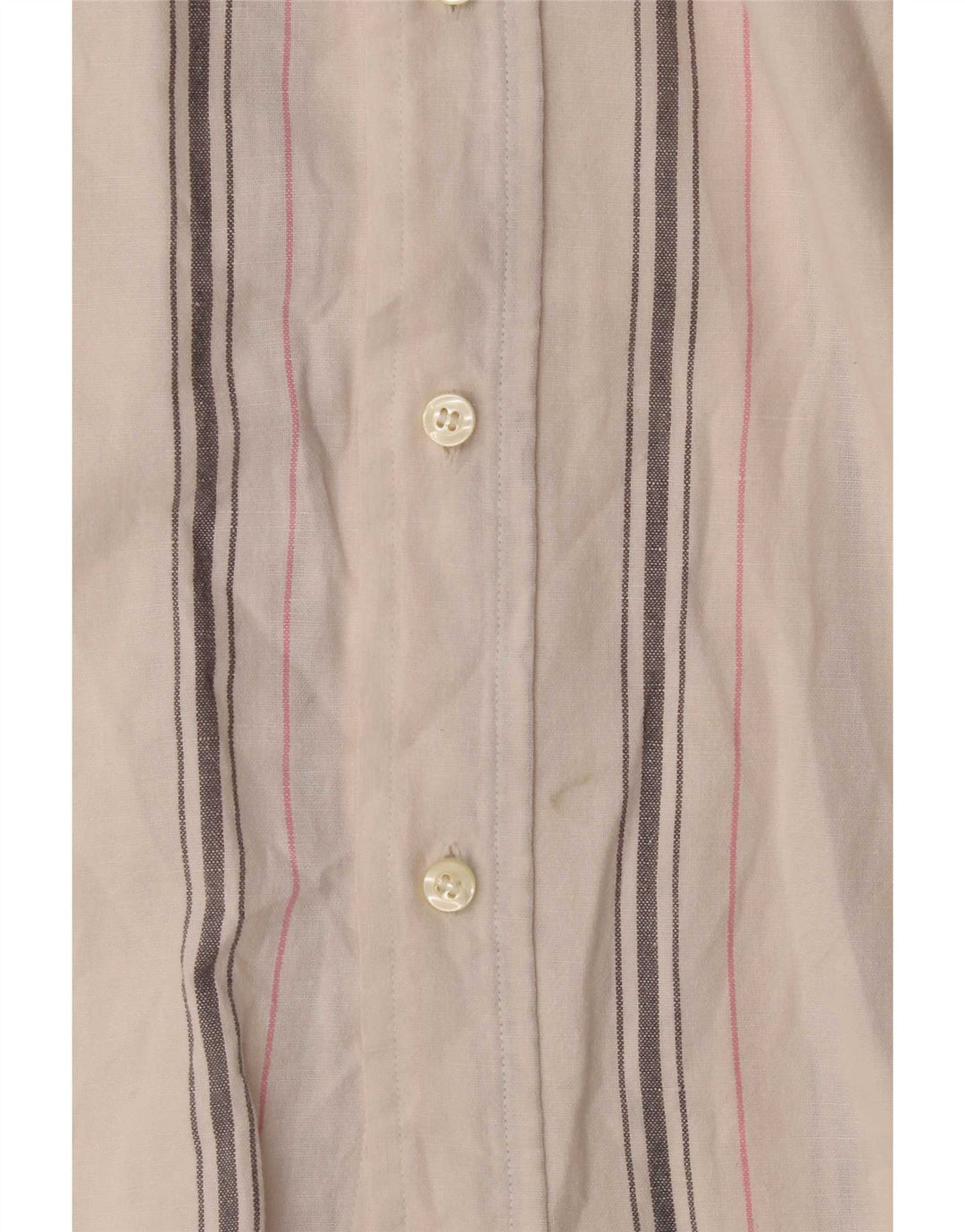 Murphy & Nye Camisa de manga corta para hombre XL Blanco Rayas