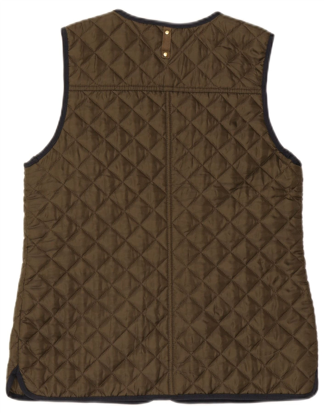Tommy Hilfiger Chaleco acolchado para mujer UK 12 Poliéster caqui mediano