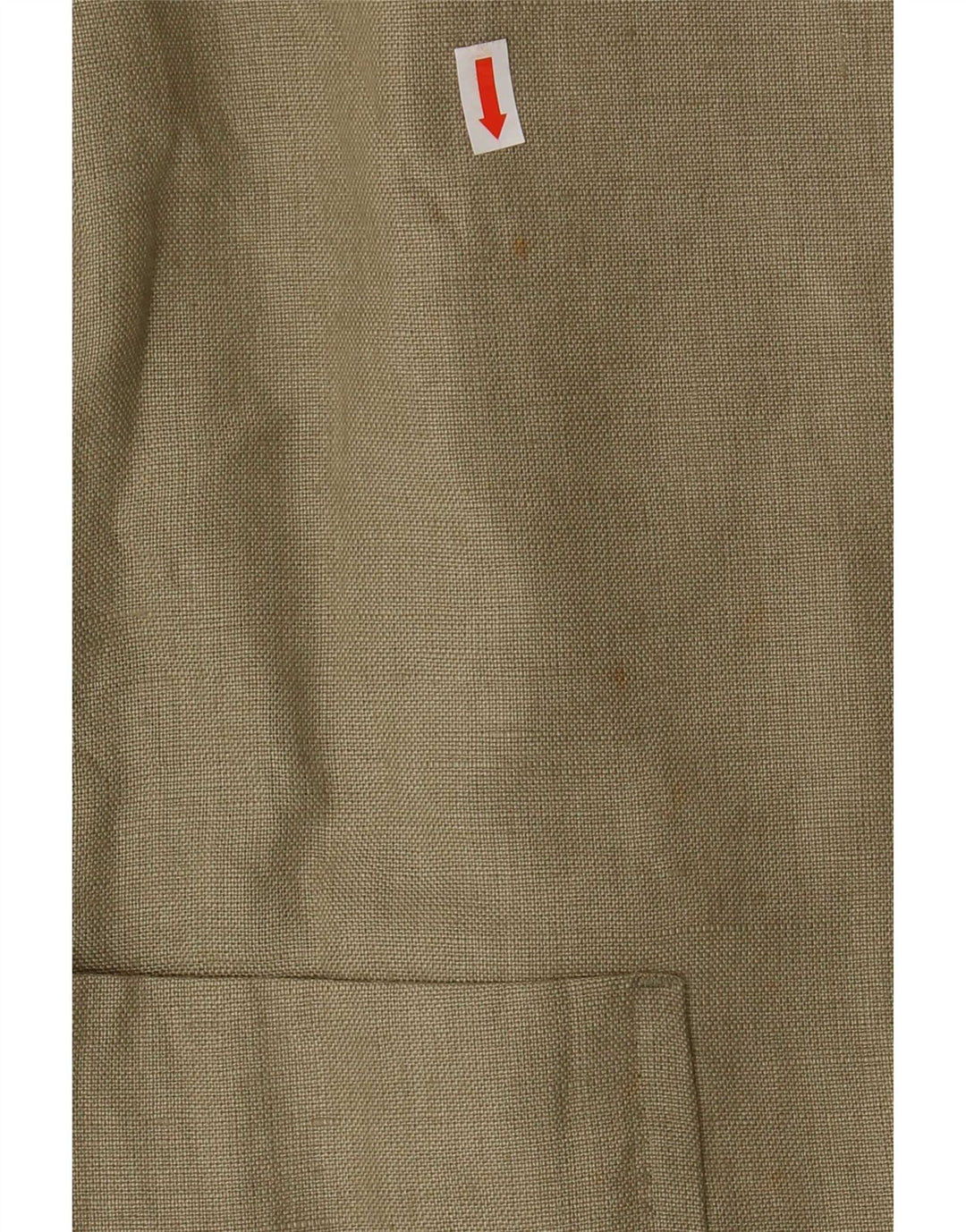 Marks & Spencer Chaqueta tipo blazer de 3 botones para hombre UK 40 Medium Khaki Linen