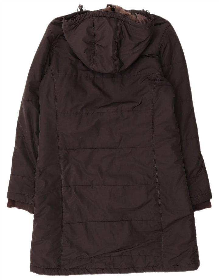 JACK WOLFSKIN Womens Hooded Windbreaker Coat UK 12/14 Medium Black
