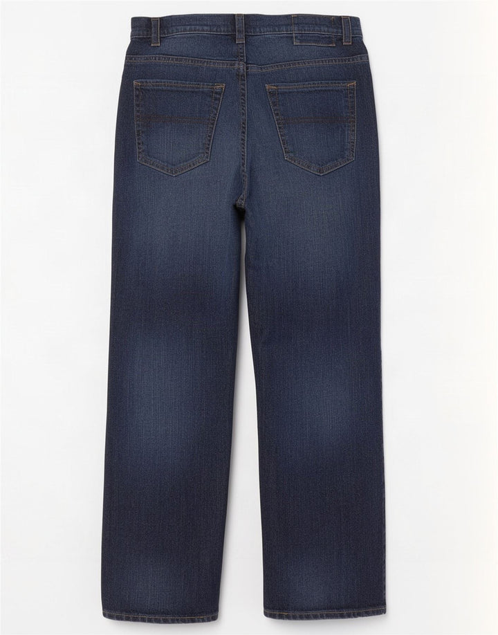 Marks & Spencer Jeans rectos azules Harbor para hombre W32 L29 Algodón azul marino