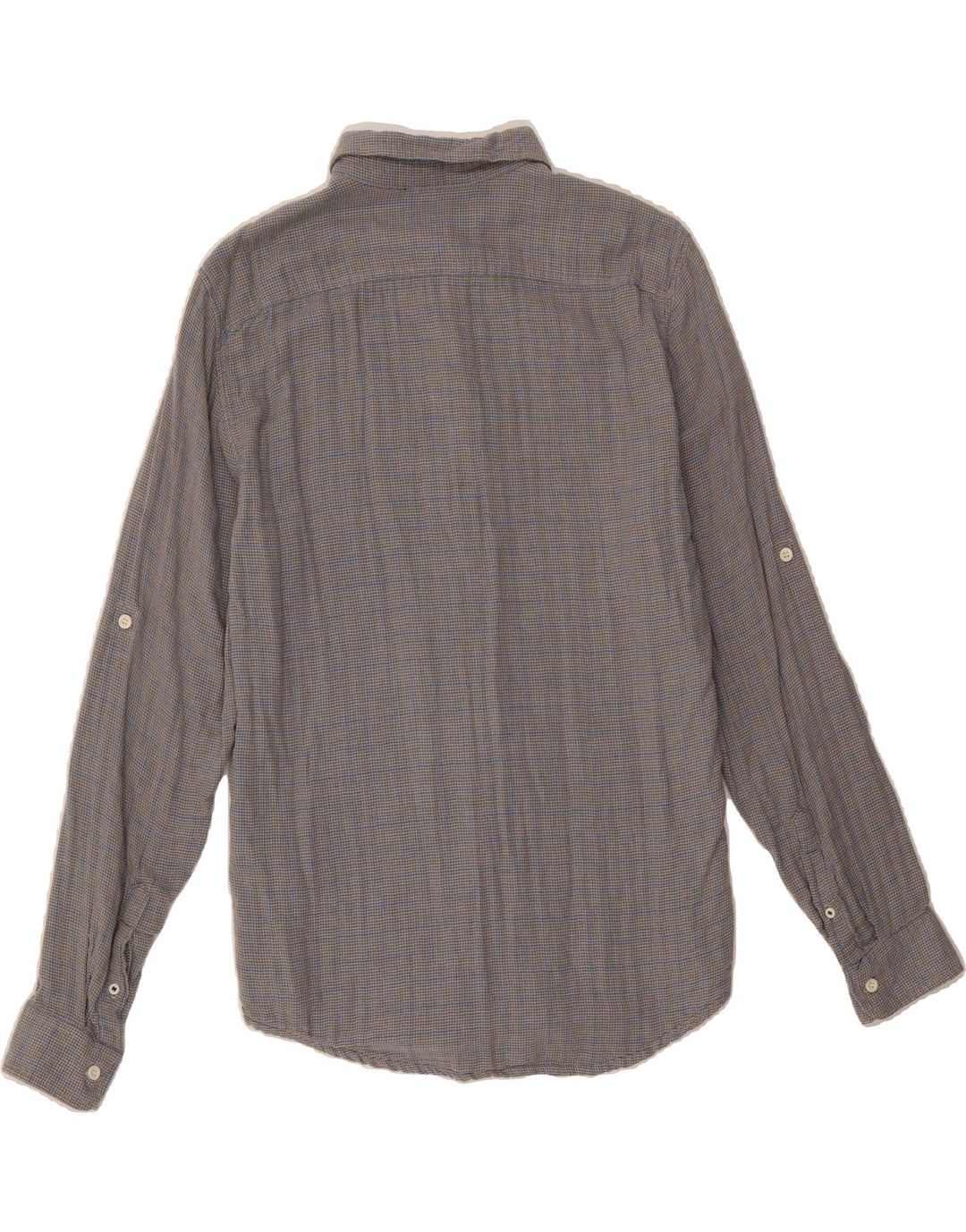 DOCKERS Mens Modern Fit Shirt Medium Grey Check Cotton Vintage Dockers and Second-Hand Dockers from Messina Hembry 