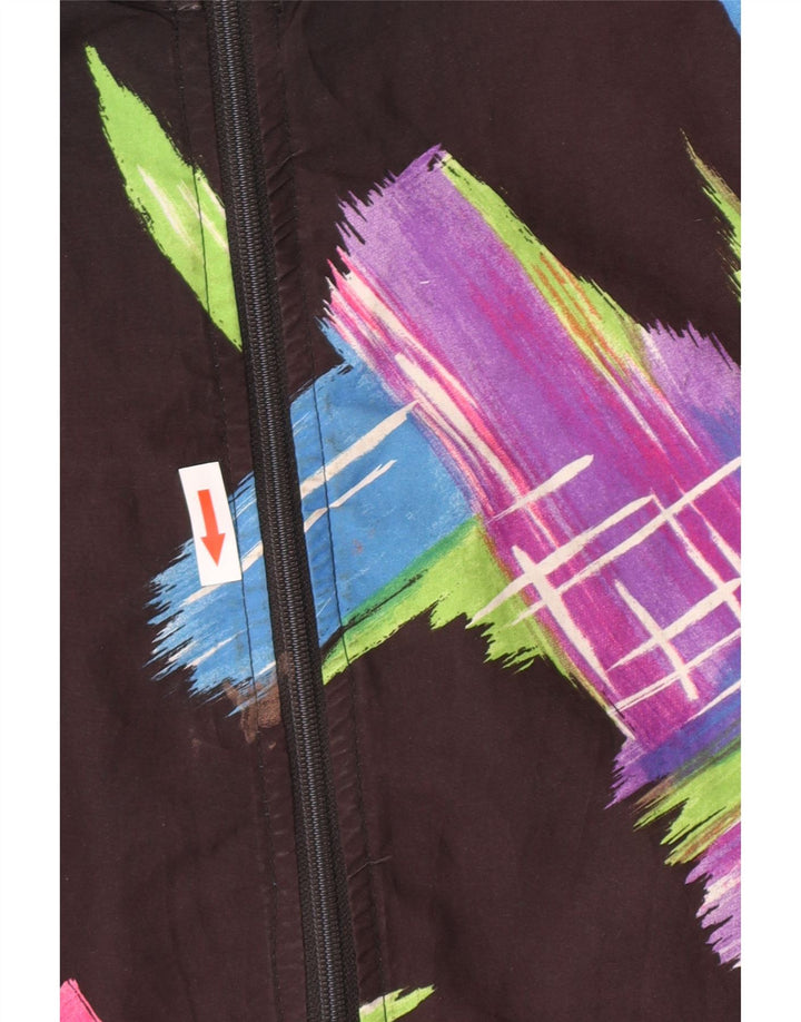 Gonso Hombre Jersey Chándal Top Chaqueta 2XL Negro Geométrico