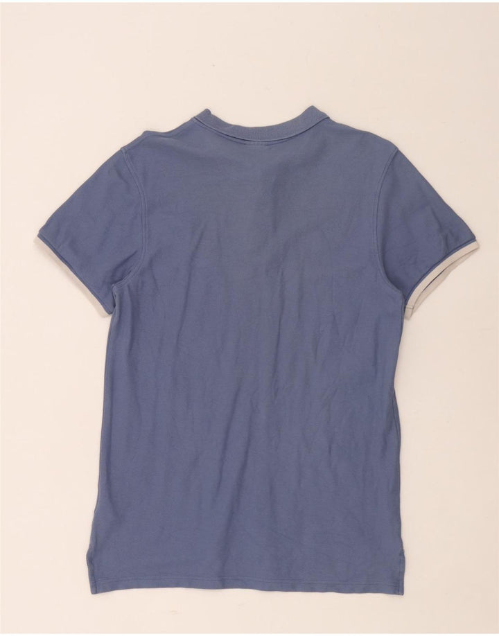 Polo Nike Hombre Grande Azul Algodón