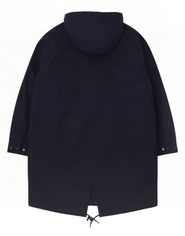 Marks & Spencer Chaqueta Parka Extragrande con Capucha para Mujer UK 44 Medium Azul Marino