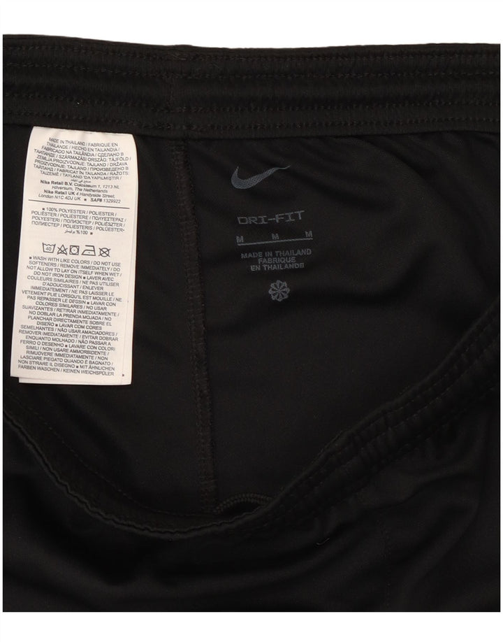 Nike - Pantalones cortos deportivos Dri Fit para mujer, talla M, poliéster negro