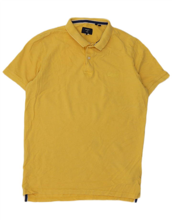 Superdry Polo Para Hombre De Algodón Amarillo Grande