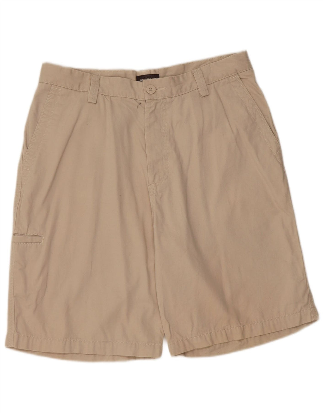 Dockers Pantalones cortos tipo cargo para hombre W34 Algodón beige grande