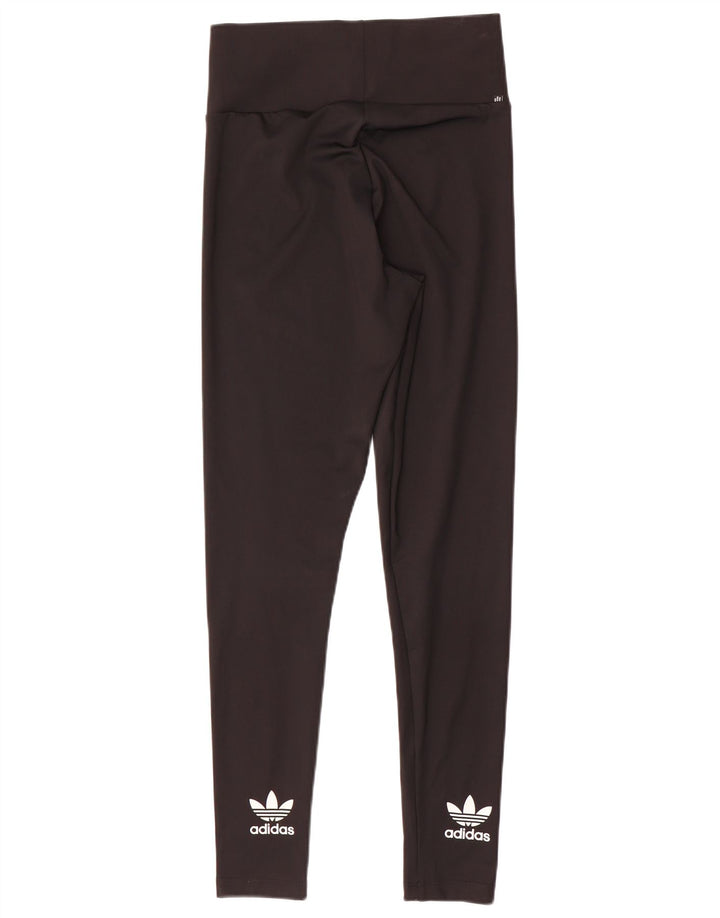 Adidas Leggings para mujer Reino Unido 10 Pequeño Poliéster negro