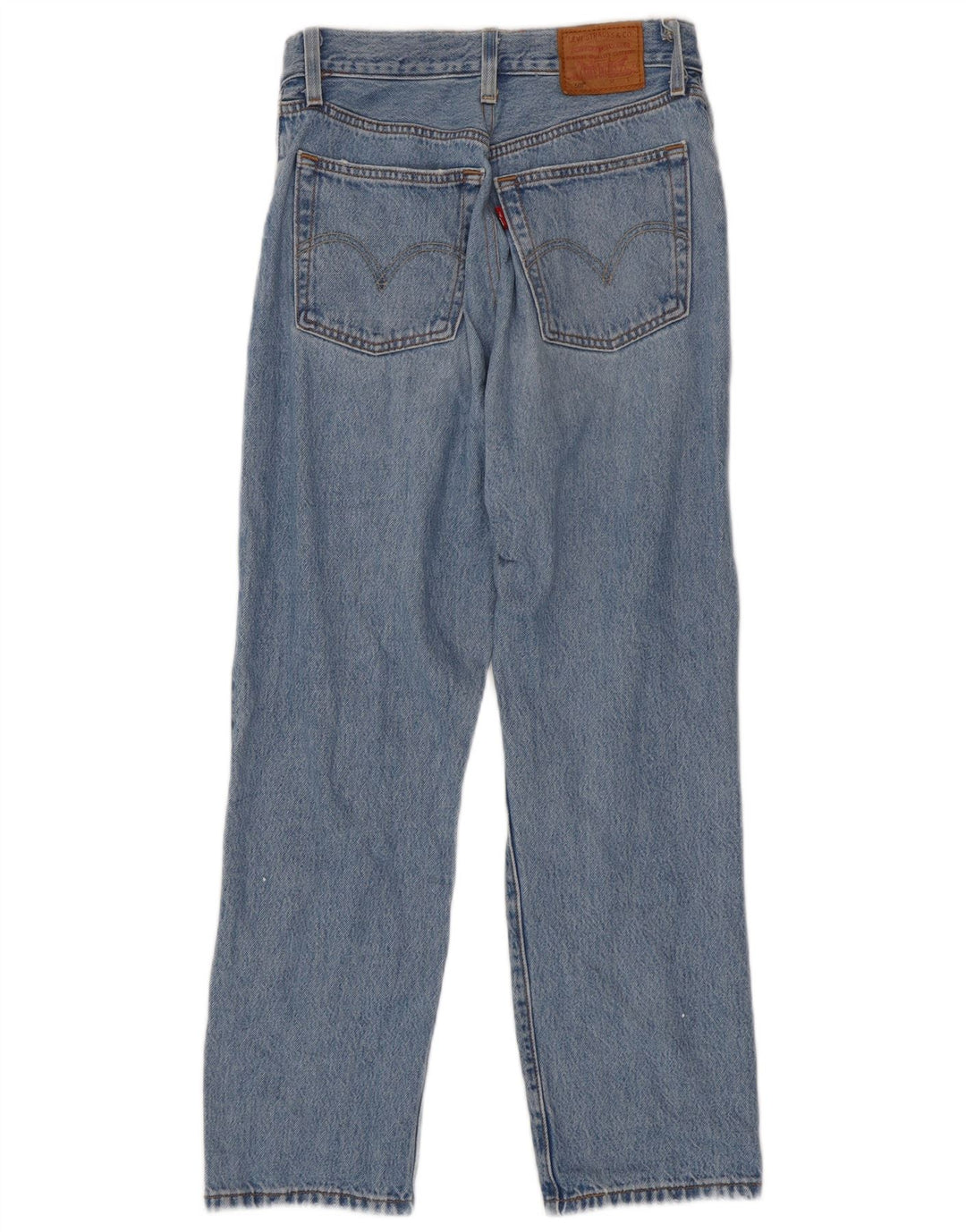 Levi's Mujer 501 Vaqueros Rectos Desgastados W26 L26 Azul