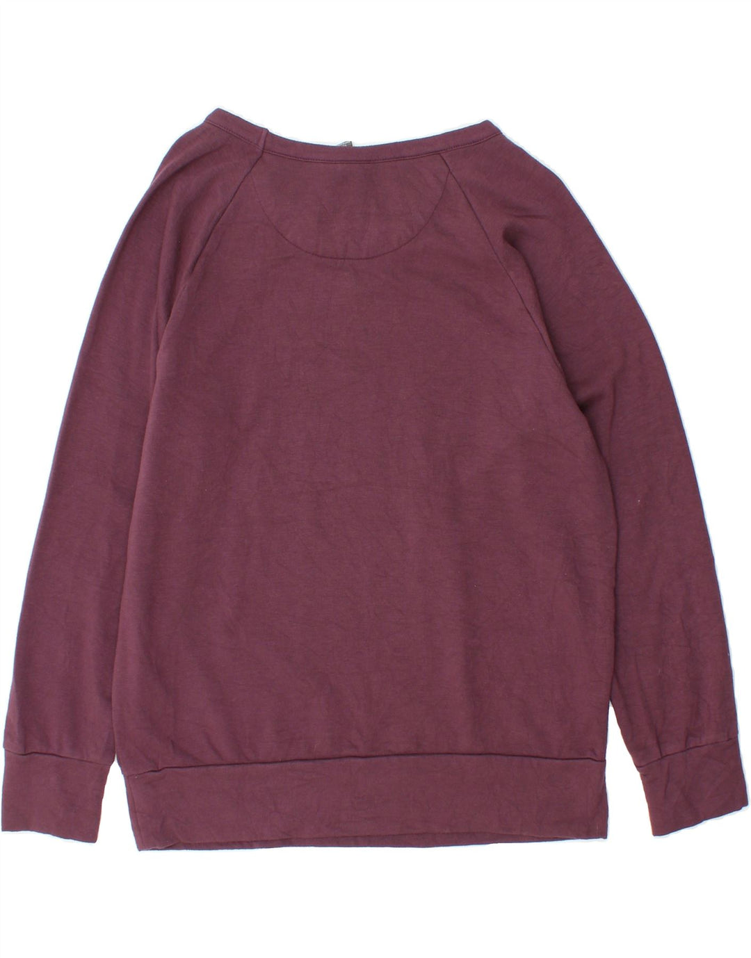 EDDIE BAUER Womens Oversized Sweatshirt Jumper UK 14 Medium Burgundy Vintage Eddie Bauer and Second-Hand Eddie Bauer from Messina Hembry 