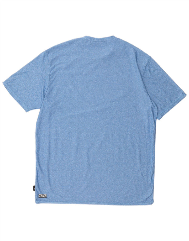 O'Neill - Camiseta ajustada para hombre, talla grande, poliéster moteado azul