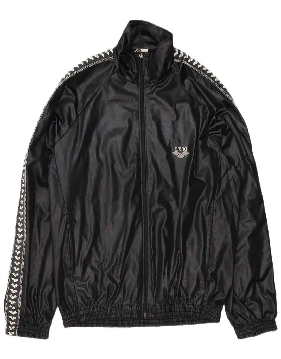 Arena Hombre Graphic Chándal Top Chaqueta XL Poliéster Negro