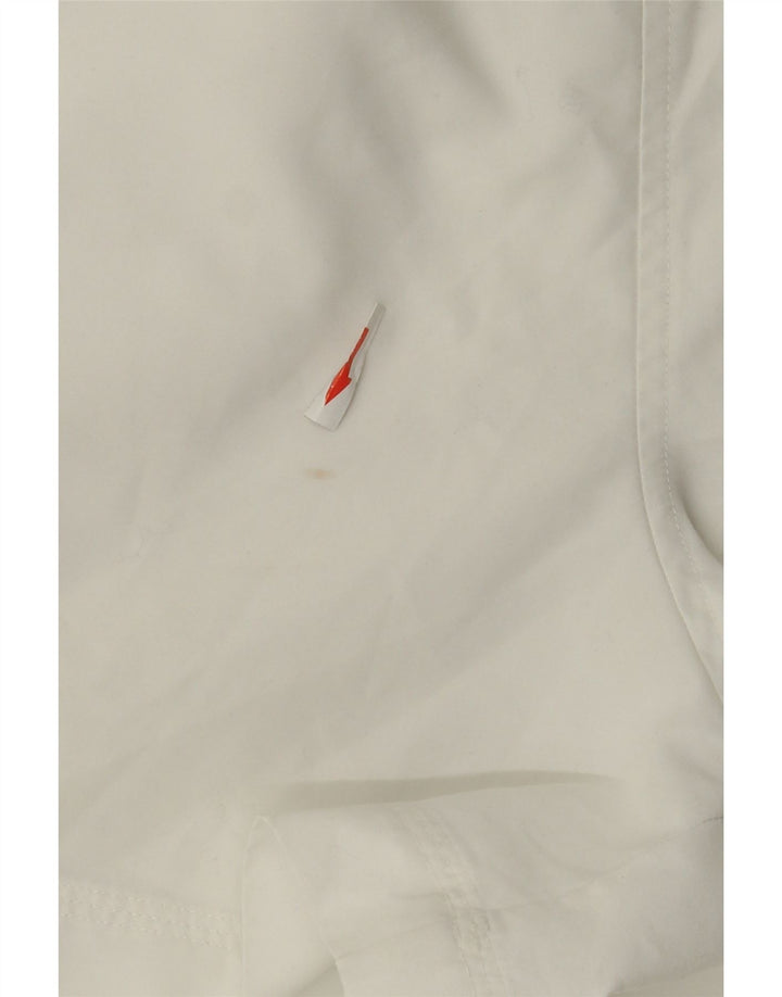Adidas - Pantalones cortos deportivos para hombre, tamaño grande, poliéster blanco
