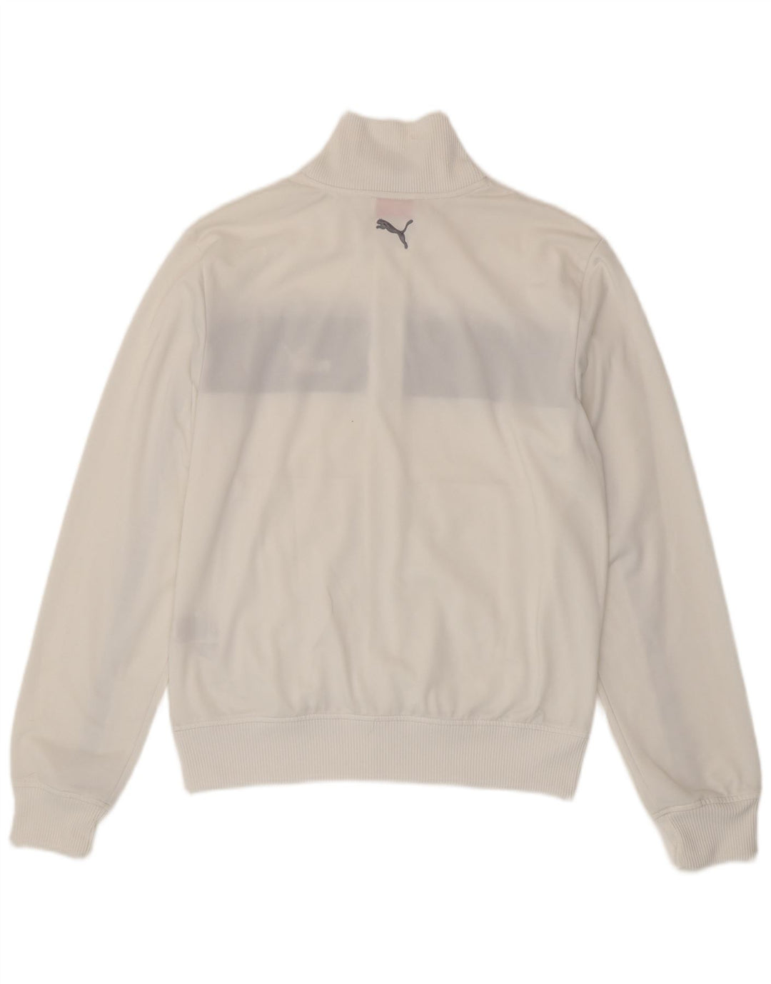 Puma Chaqueta De Chándal Superior Para Hombre Poliéster Color Block Blanco Mediano