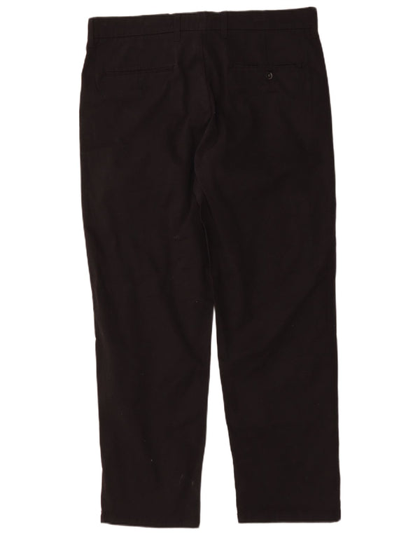 Marks & Spencer Pantalones chinos holgados para hombre W36 L29 Algodón negro