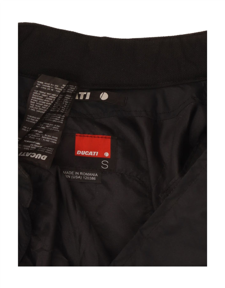 DUCATI Chaqueta gráfica para hombre UK 36 Small Poliamida negra