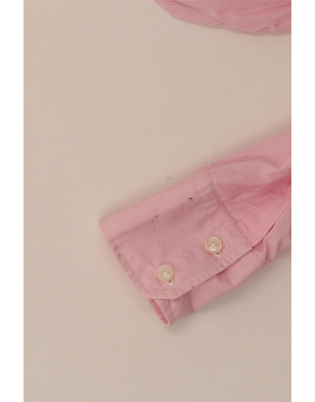 Camisa Benetton Mujer ES 42 Mediano Rosa Rayas