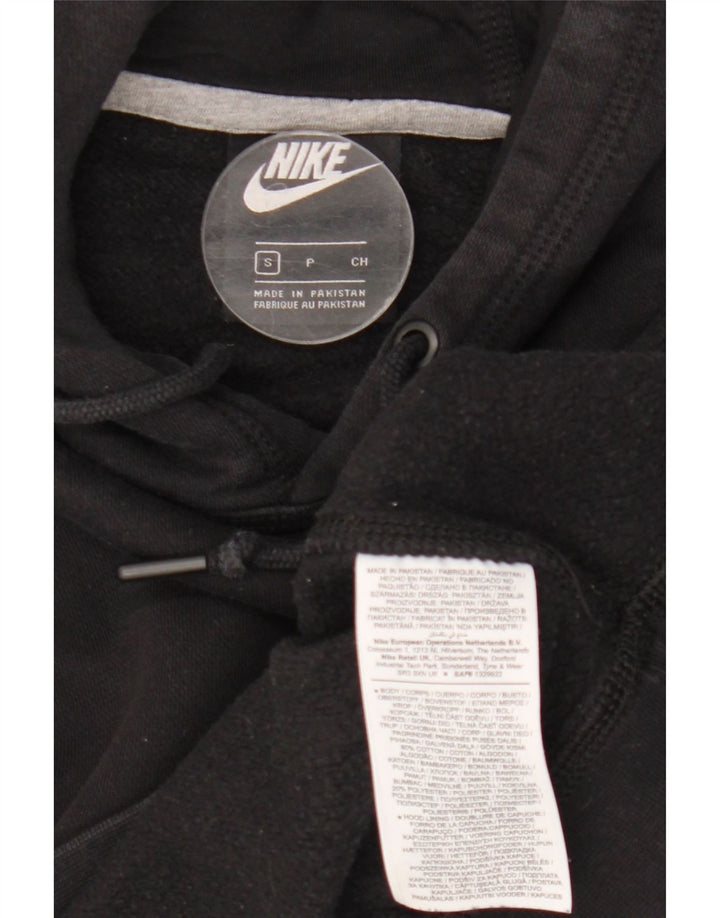 Nike - Sudadera con capucha para hombre, talla pequeña, algodón negro
